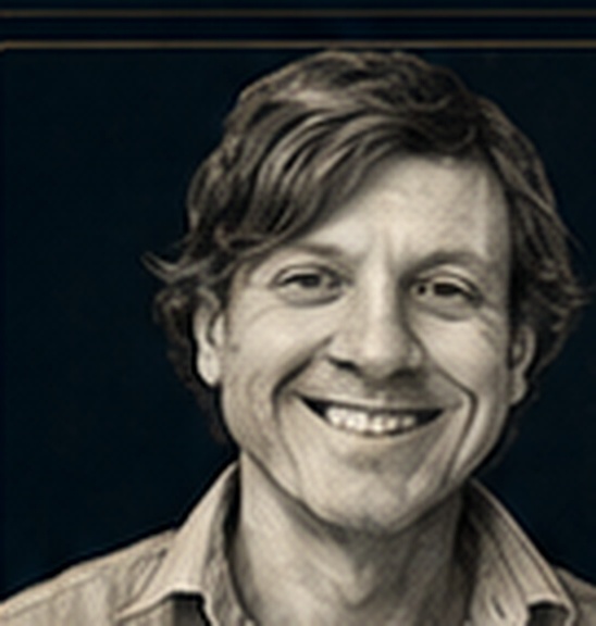 Stylized portrait of Chris Markl